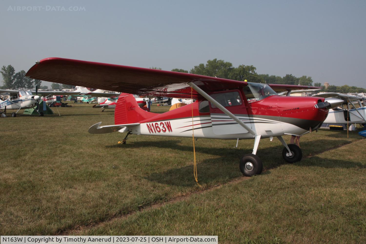 N163W, 1956 Cessna 170B C/N 27094, 1956 Cessna 170B, c/n: 27094. AirVenture 2023