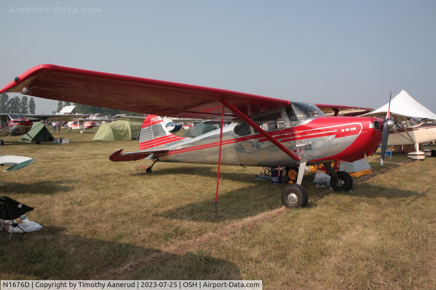N1676D, 1952 Cessna 170B C/N 20318, 1952 Cessna 170B, c/n: 20318. AirVenture 2023