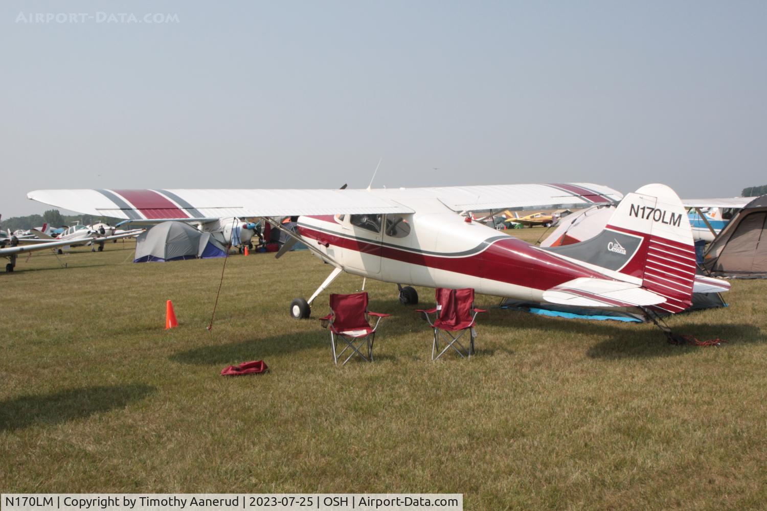 N170LM, 1948 Cessna 170 C/N 18457, 1948 Cessna 170, c/n: 18457. AirVenture 2023