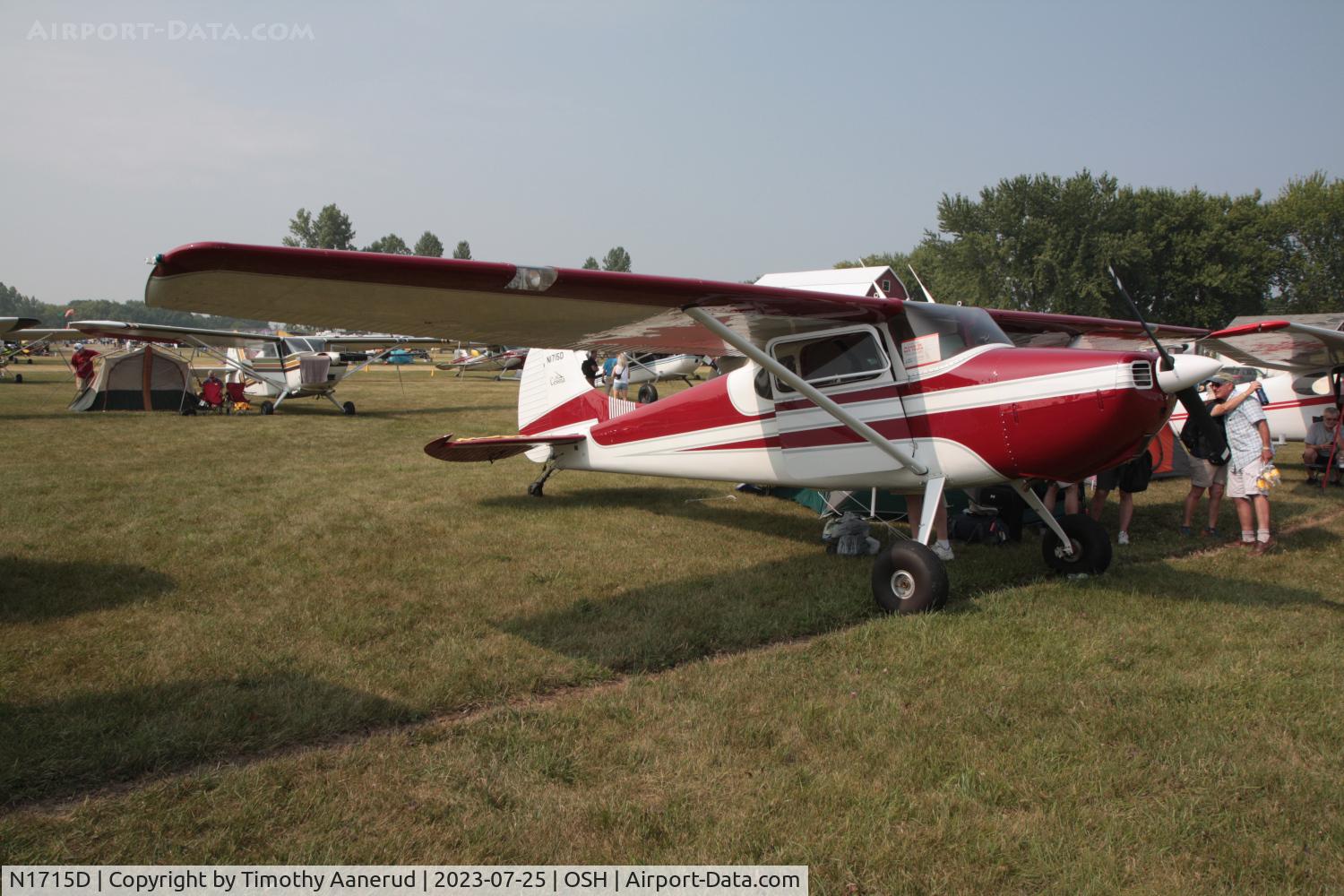 N1715D, 1951 Cessna 170A C/N 20158, 1951 Cessna 170A, c/n: 20158. AirVenture 2023