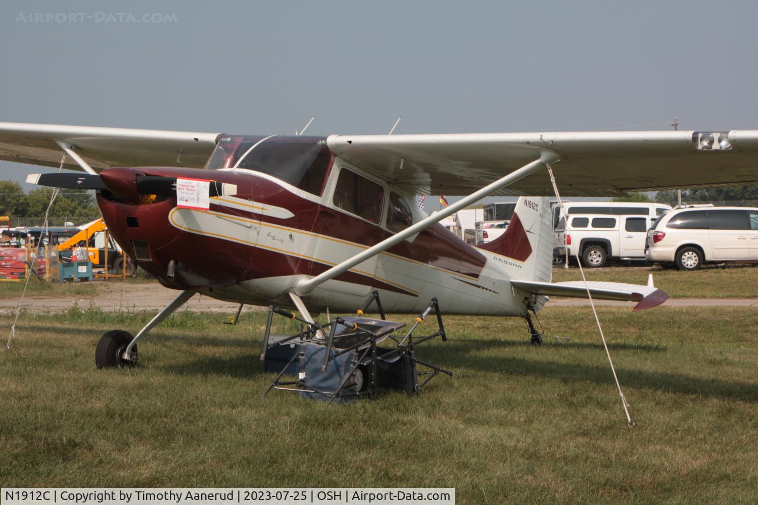 N1912C, 1953 Cessna 170B C/N 26057, 1953 Cessna 170B, c/n: 26057. AirVenture 2023