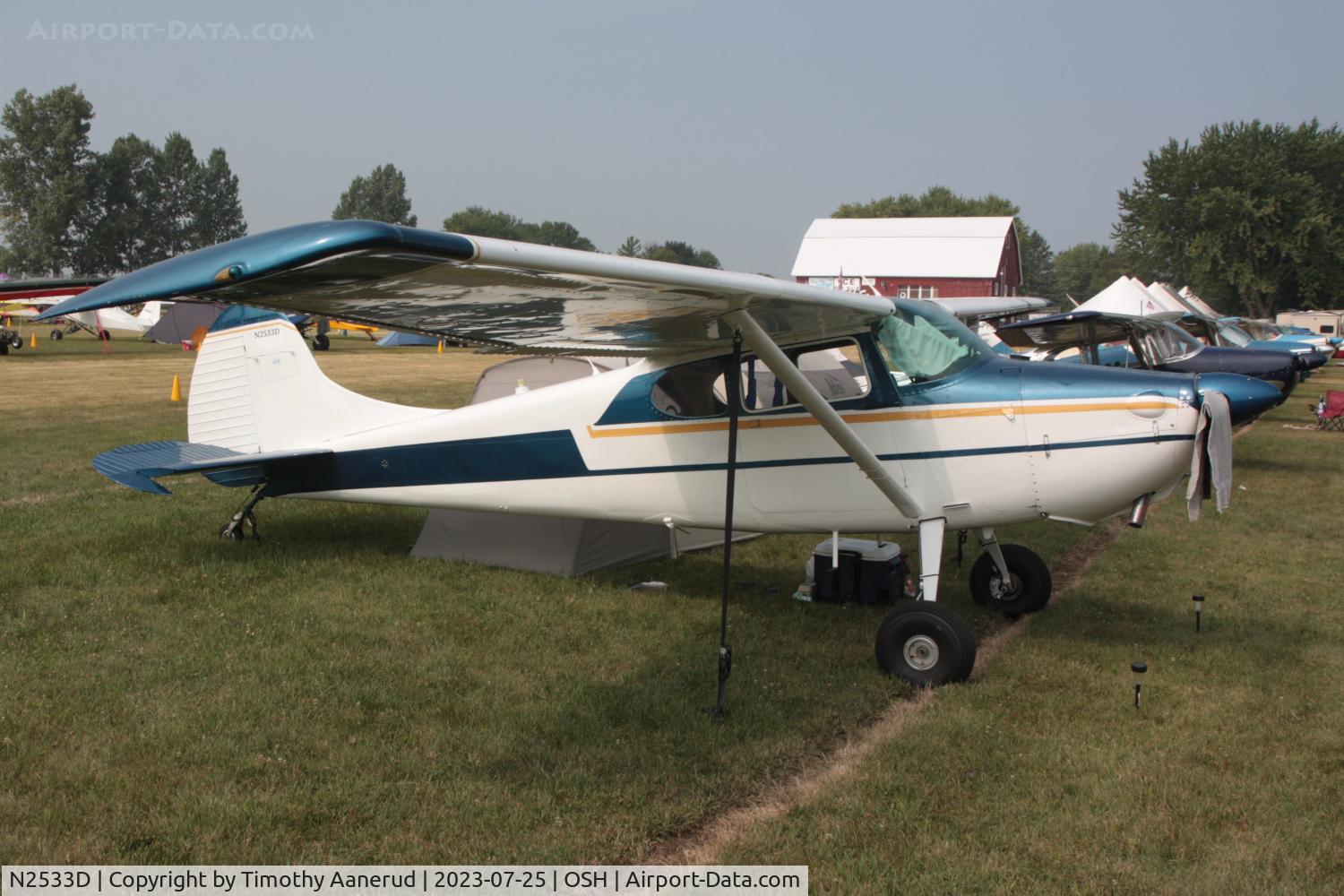N2533D, 1952 Cessna 170B C/N 20685, 1952 Cessna 170B, c/n: 20685. AirVenture 2023