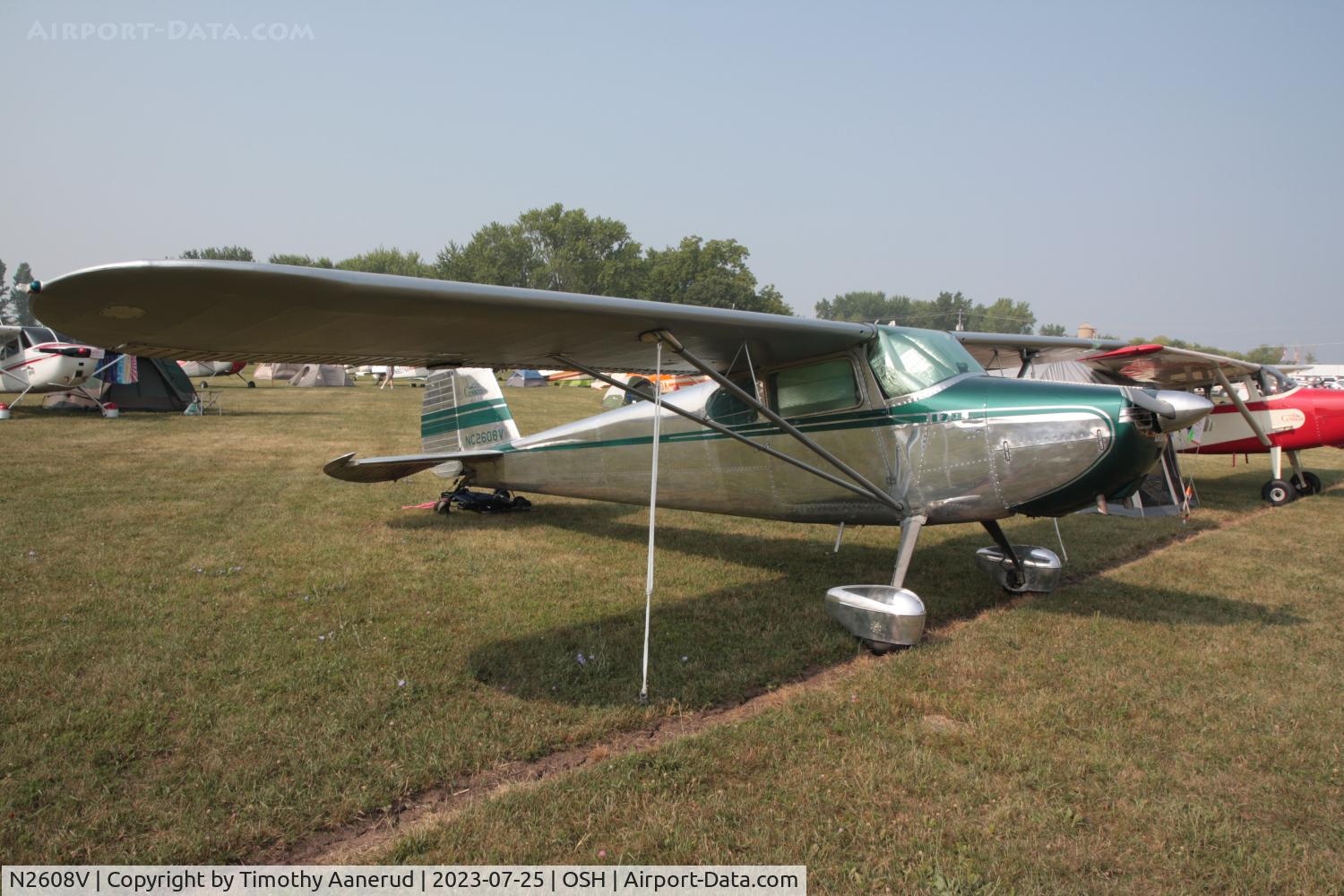 N2608V, 1948 Cessna 170 C/N 18118, 1948 Cessna 170, c/n: 18118. AirVenture 2023