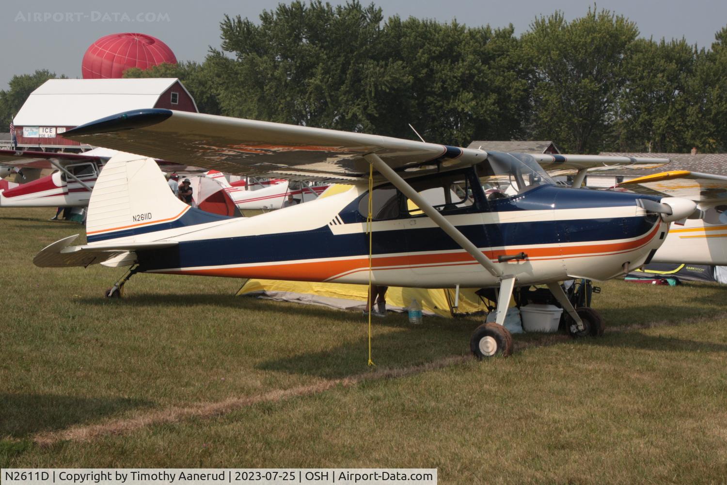 N2611D, 1952 Cessna 170B C/N 20763, 1952 Cessna 170B, c/n: 20763. AirVenture 2023