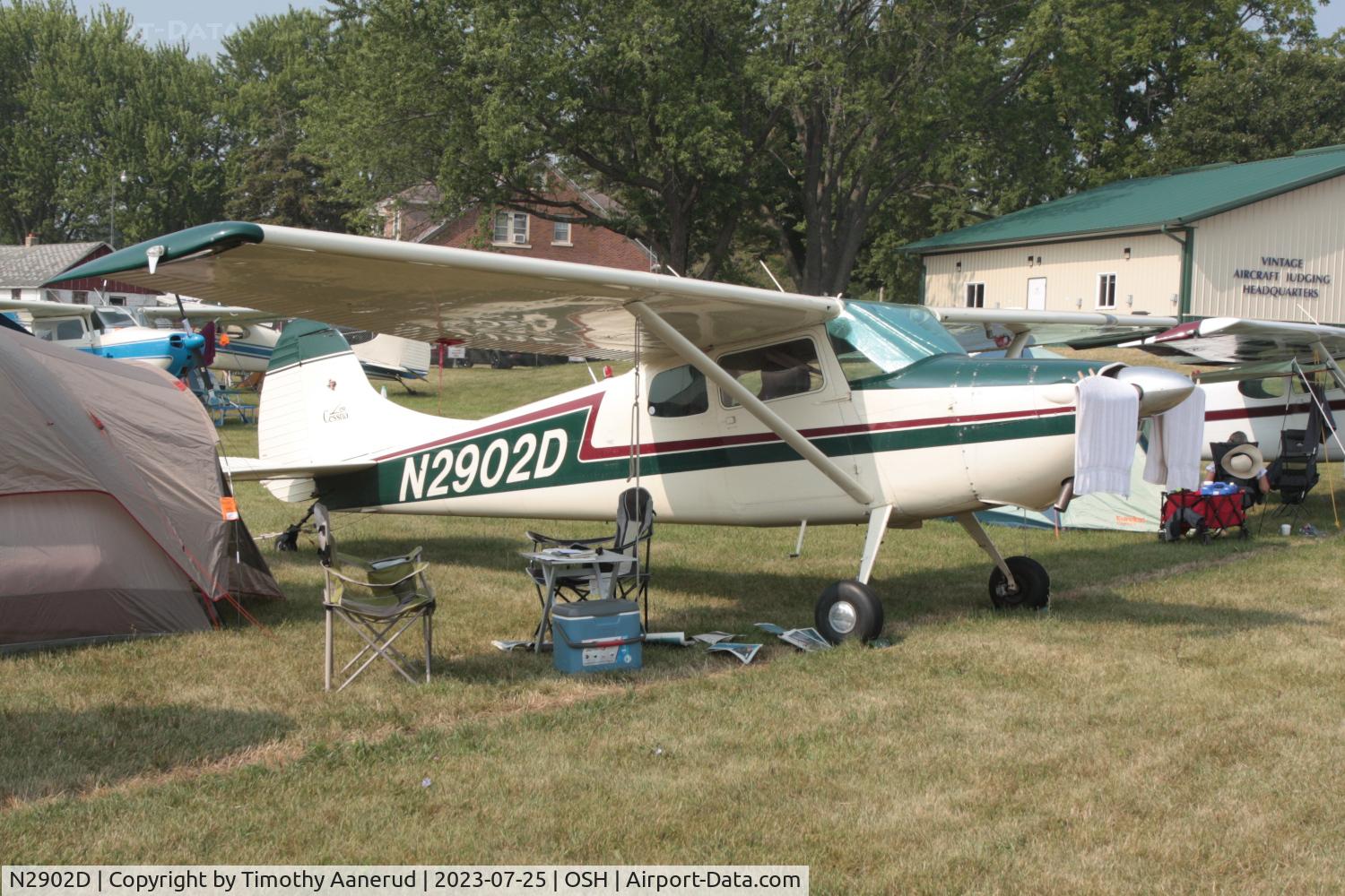 N2902D, 1955 Cessna 170B C/N 26845, 1955 Cessna 170B, c/n: 26845. AirVenture 2023