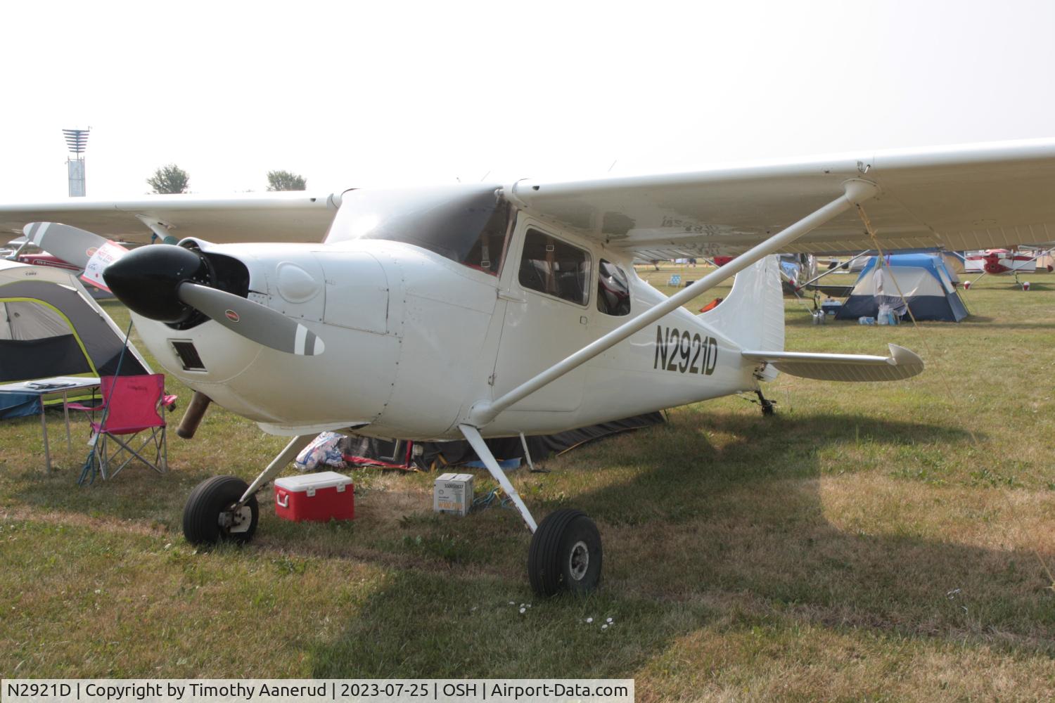 N2921D, 1955 Cessna 170B C/N 26864, 1955 Cessna 170B, c/n: 26864. AirVenture 2023