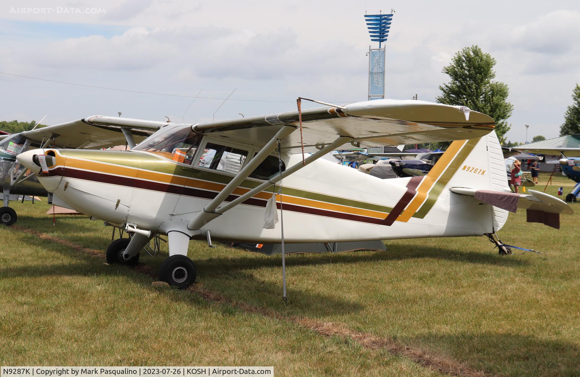 N9287K, 1947 Universal Stinson 108-2 C/N 108-2287, Stinson 108-2