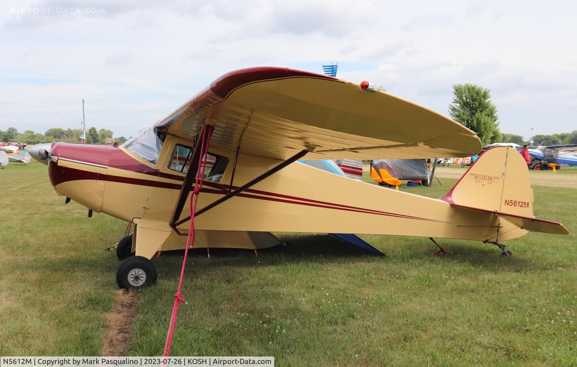 N5612M, 1948 Taylorcraft BC-12D-85 Sportsman C/N 12011, Taylorcraft BC-12D-85 Sportsman