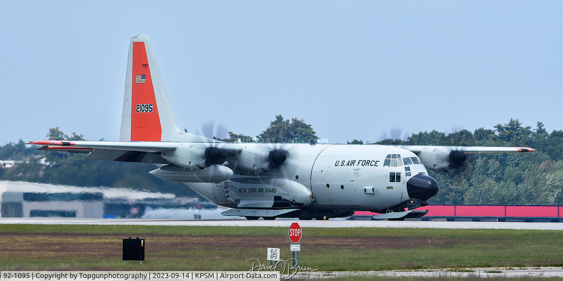 92-1095, 1992 Lockheed LC-130H Hercules C/N 382-5405, SKIER95 in for static duty for the Portsmouth Air Show 2023