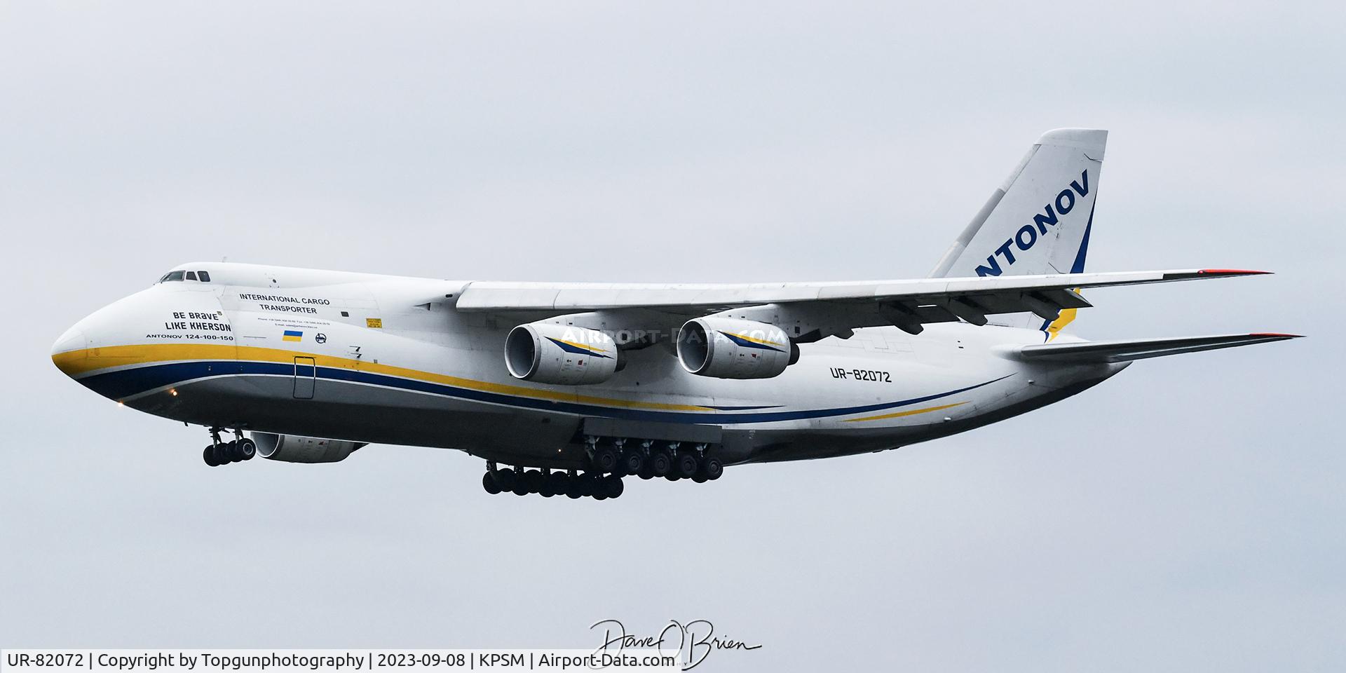 UR-82072, 1993 Antonov An-124-100 Ruslan C/N 9773053359136, Antonov inbound RW16