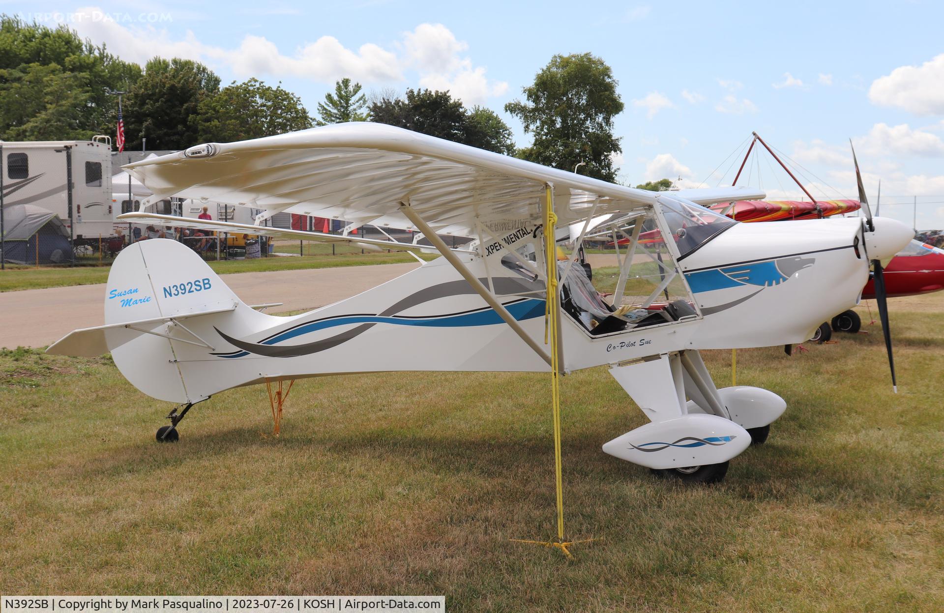 N392SB, 1995 Light Aero Avid Flyer Mark IV C/N 1141D, Avid Flyer Mark IV