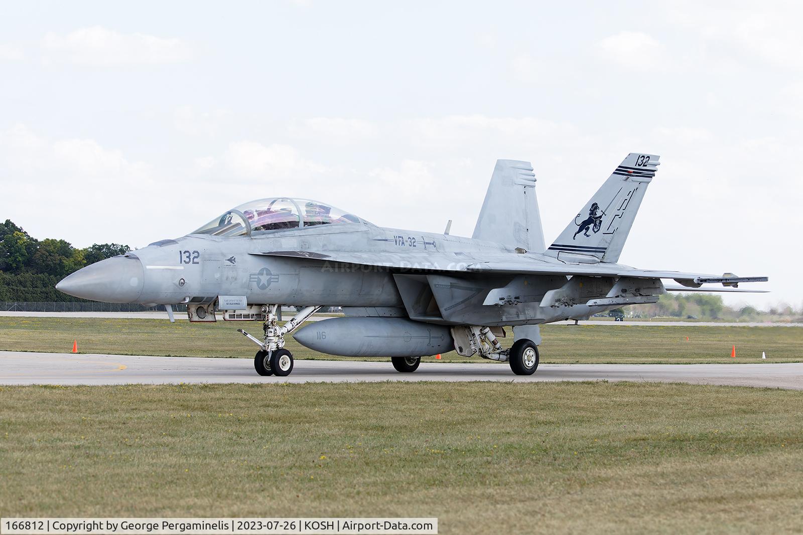 166812, Boeing F/A-18F Super Hornet C/N F185, Oshkosh 2023.