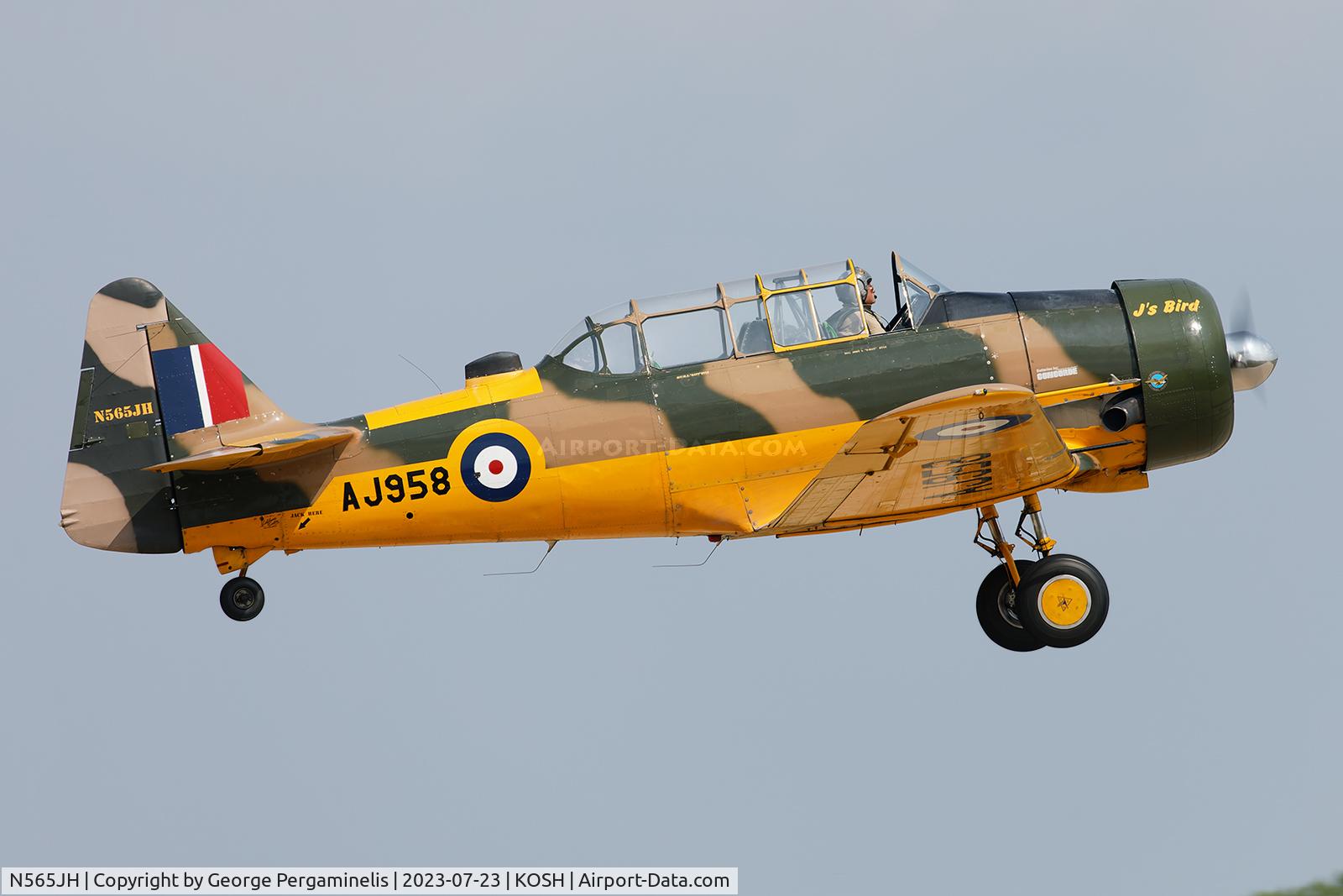 N565JH, 1954 Canadian Car & Foundry Harvard MK IV C/N CCF4-206, Oshkosh 2023.