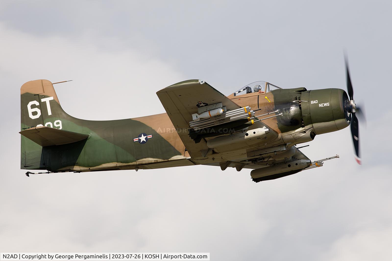 N2AD, 1947 Douglas AD-1 Skyraider C/N 09257/2085, Oshkosh 2023.
