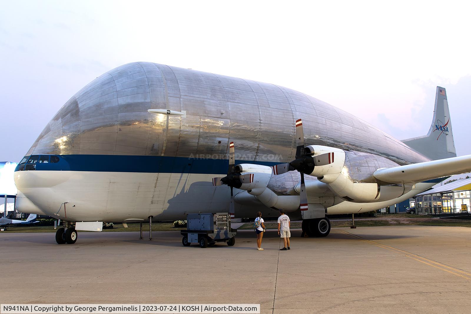N941NA, 1983 Aero Spacelines 377SGT-F Super Guppy Turbine C/N 0004, Oshkosh 2023.