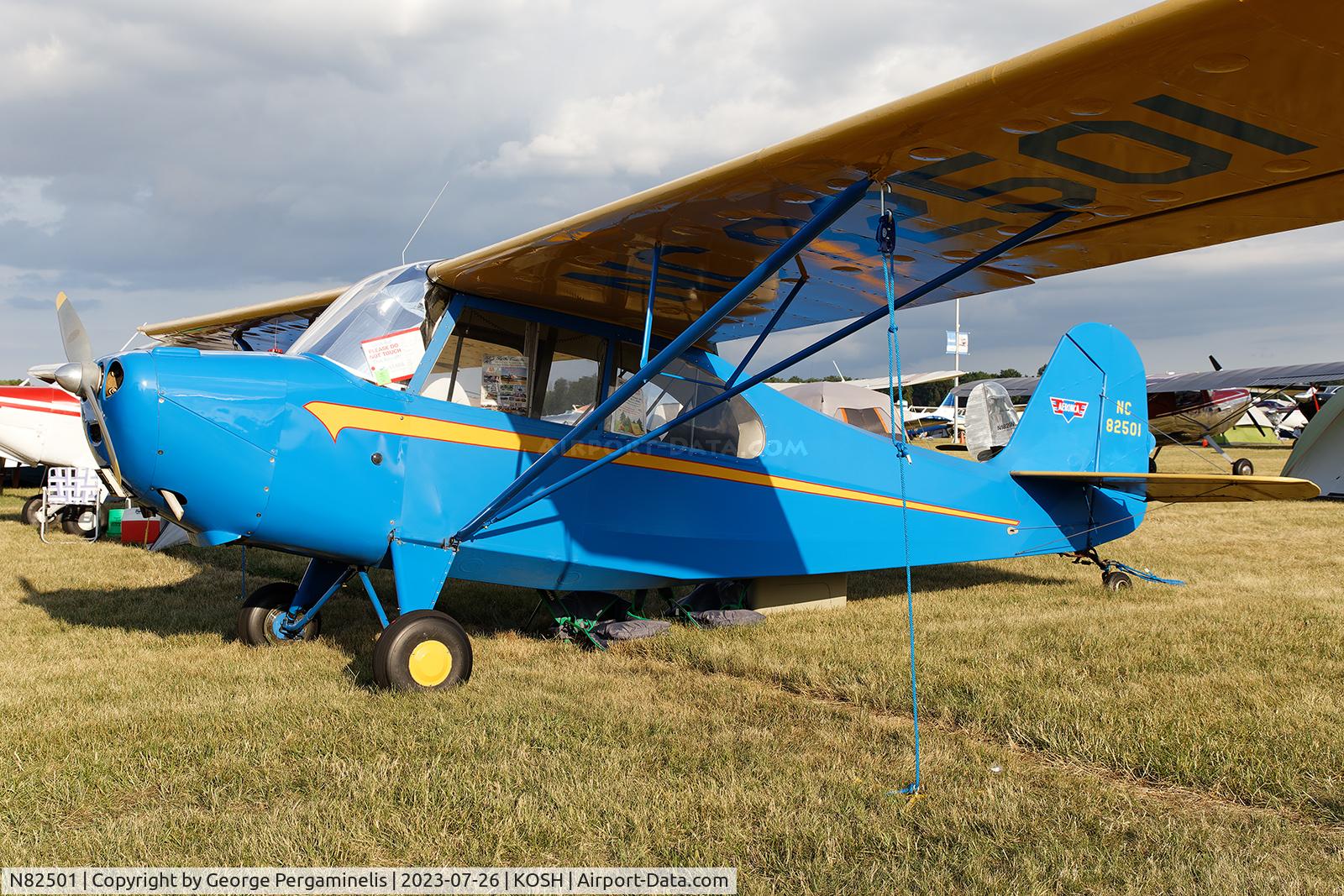 N82501, 1946 Aeronca S7AC C/N 7AC-1138, Oshkosh 2023.
