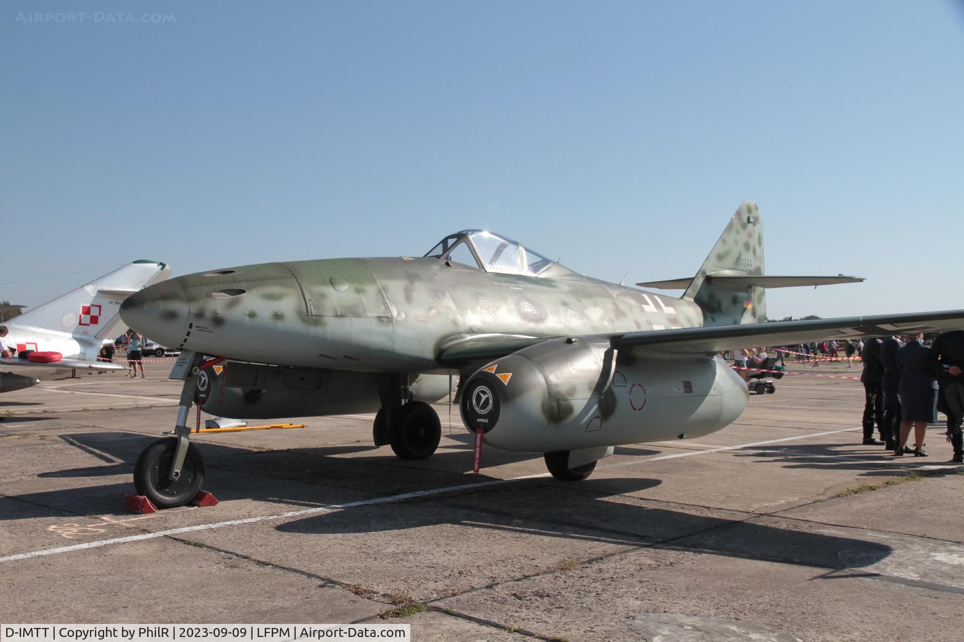 D-IMTT, 2005 Messerschmitt Me-262A-1C Schwalbe Replica C/N 501244, 501244 (D-IMTT) 2005 Messerschmitt Me 262 AB-1c replica Air Legend Melun-Villaroche 09.09.23