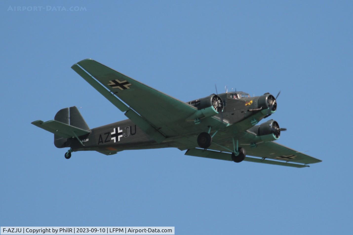 F-AZJU, 1952 Junkers (CASA) 352L (Ju-52) C/N 103, F-AZJU (T.2B-212)1943 Junkers Ju-52 3m Air Legend Melun-Villaroche