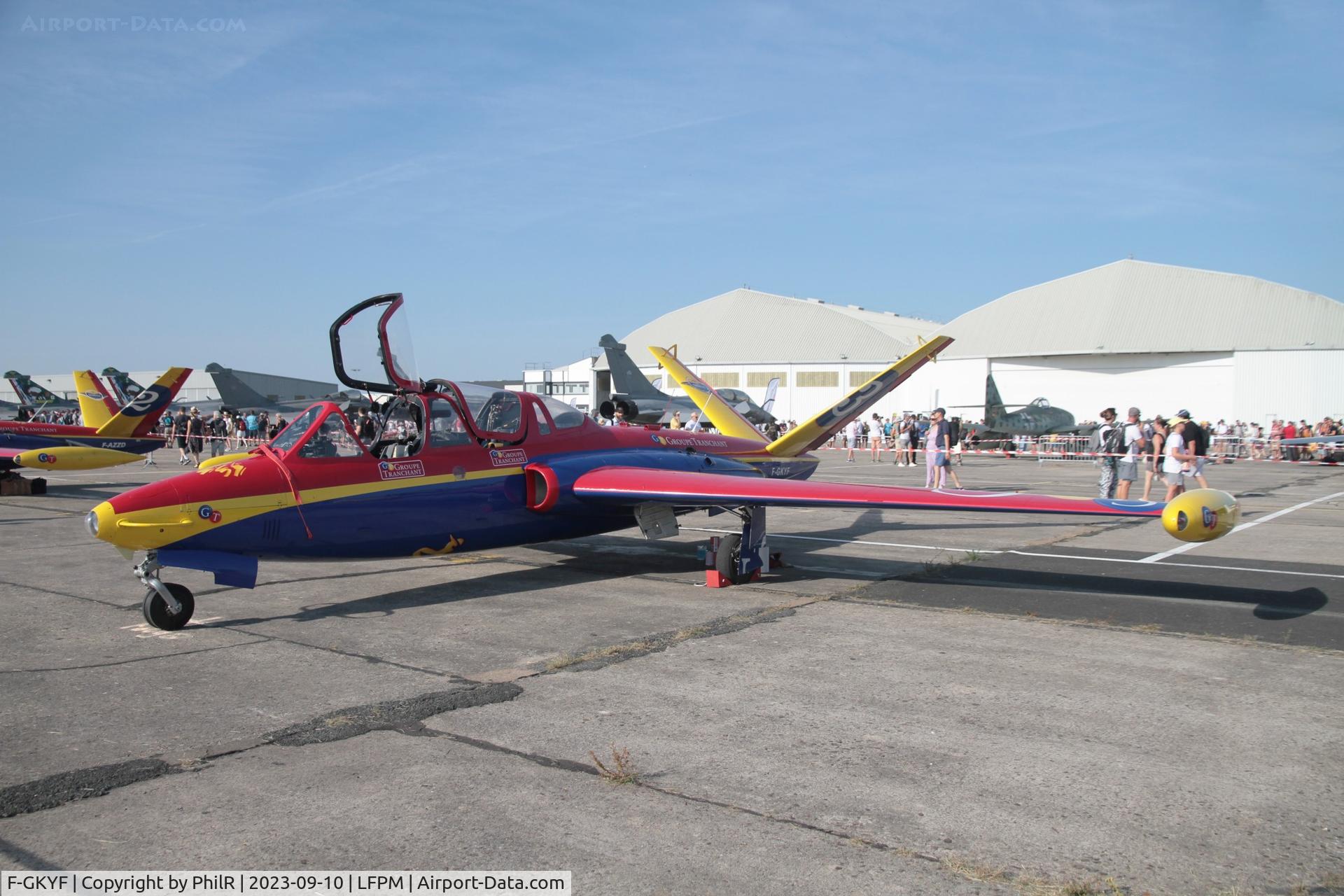 F-GKYF, Fouga CM-170 Magister C/N 315, F-GKYF Fouga CM-170 Magister Air Legend Melun-Villaroche