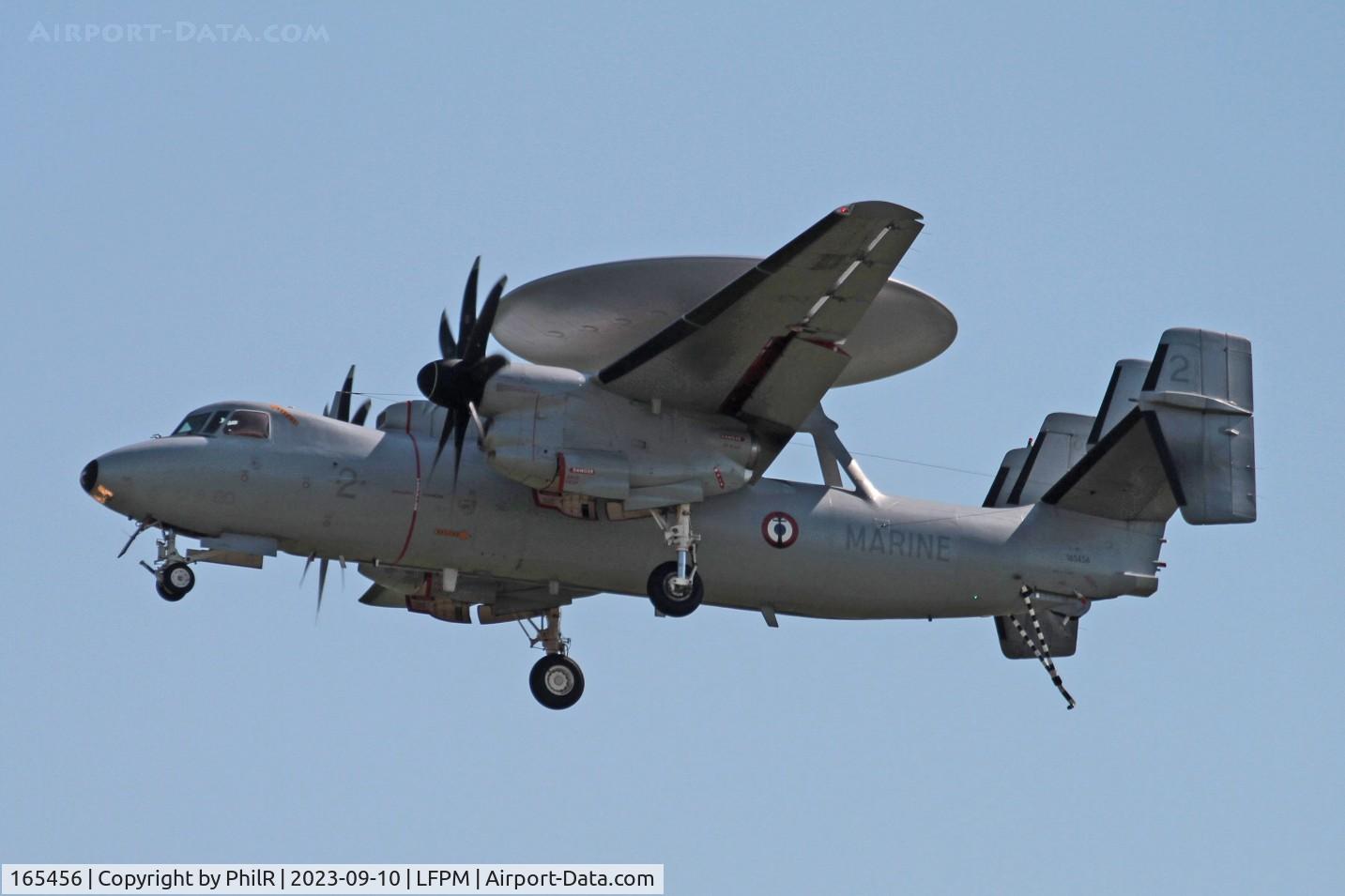 165456, Northrop Grumman E-2C Hawkeye C/N FR-2, '2' 165456 Grumman E-C2 Hawkeye French Navy Air Legend Melun-Villaroche