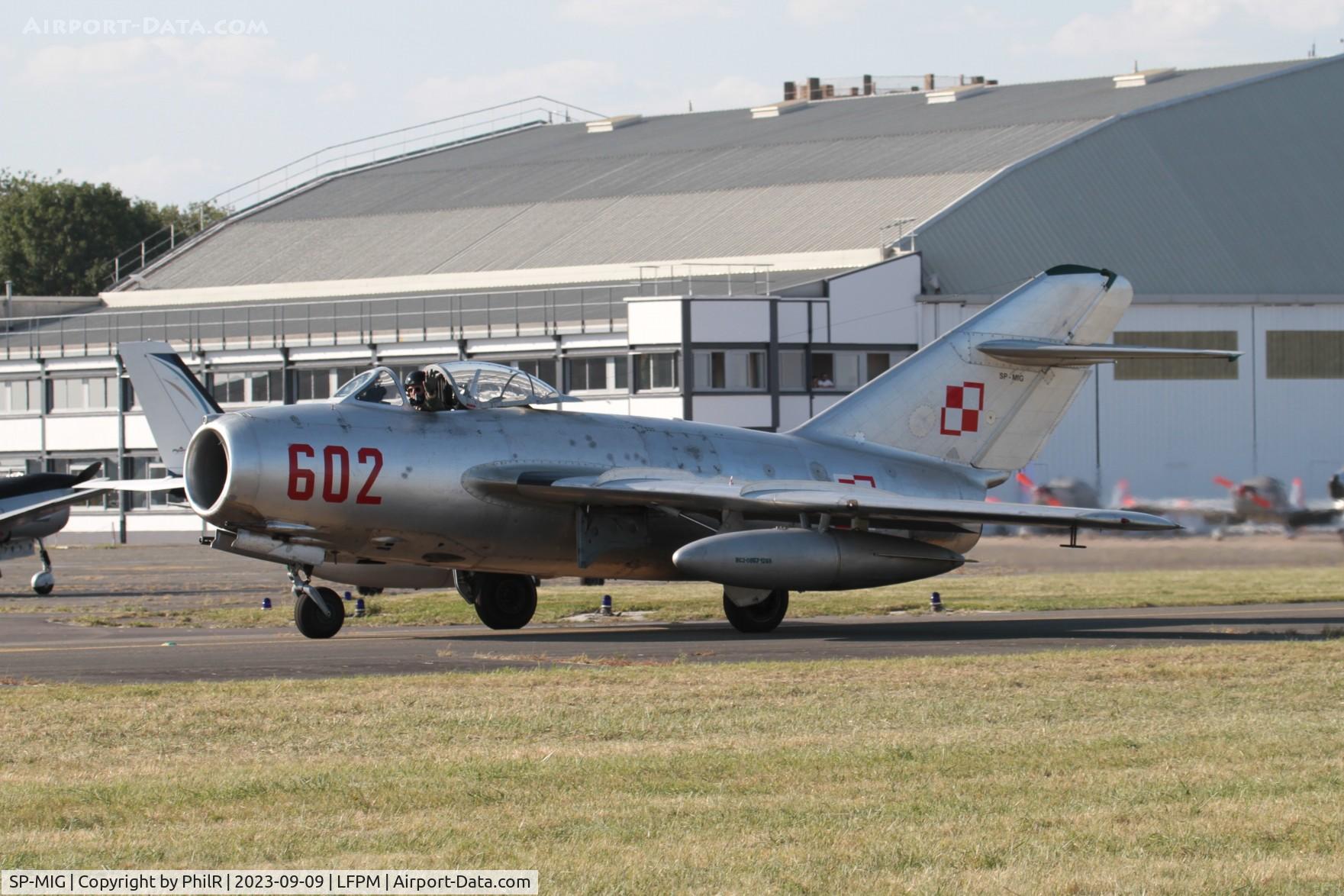 SP-MIG, PZL-Mielec Lim-2 (MiG-15bis) (MiG-15bis) C/N 1B006-02, 602 (SP-MIG) PZL-Mielec Lim-2 (MiG-15bis) Air Legend Melun-Villaroche