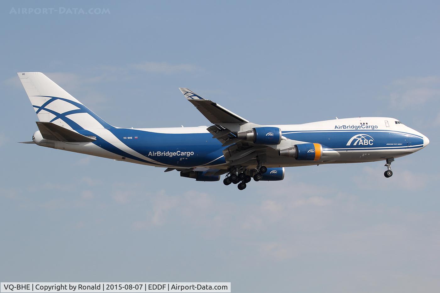 VQ-BHE, 2008 Boeing 747-4KZF (SCD) C/N 36784, at fra