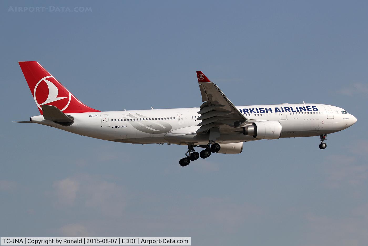 TC-JNA, 2005 Airbus A330-203 C/N 697, at fra