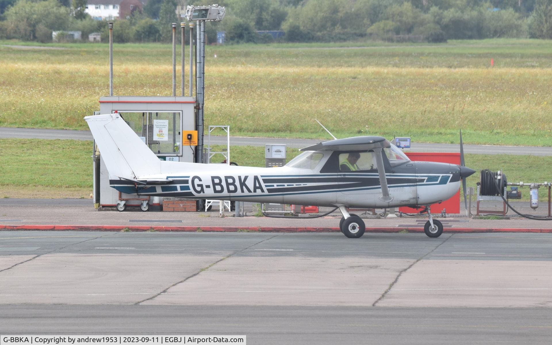 G-BBKA, 1973 Reims F150L C/N 1029, G-BBKA at Gloucestershire Airport.