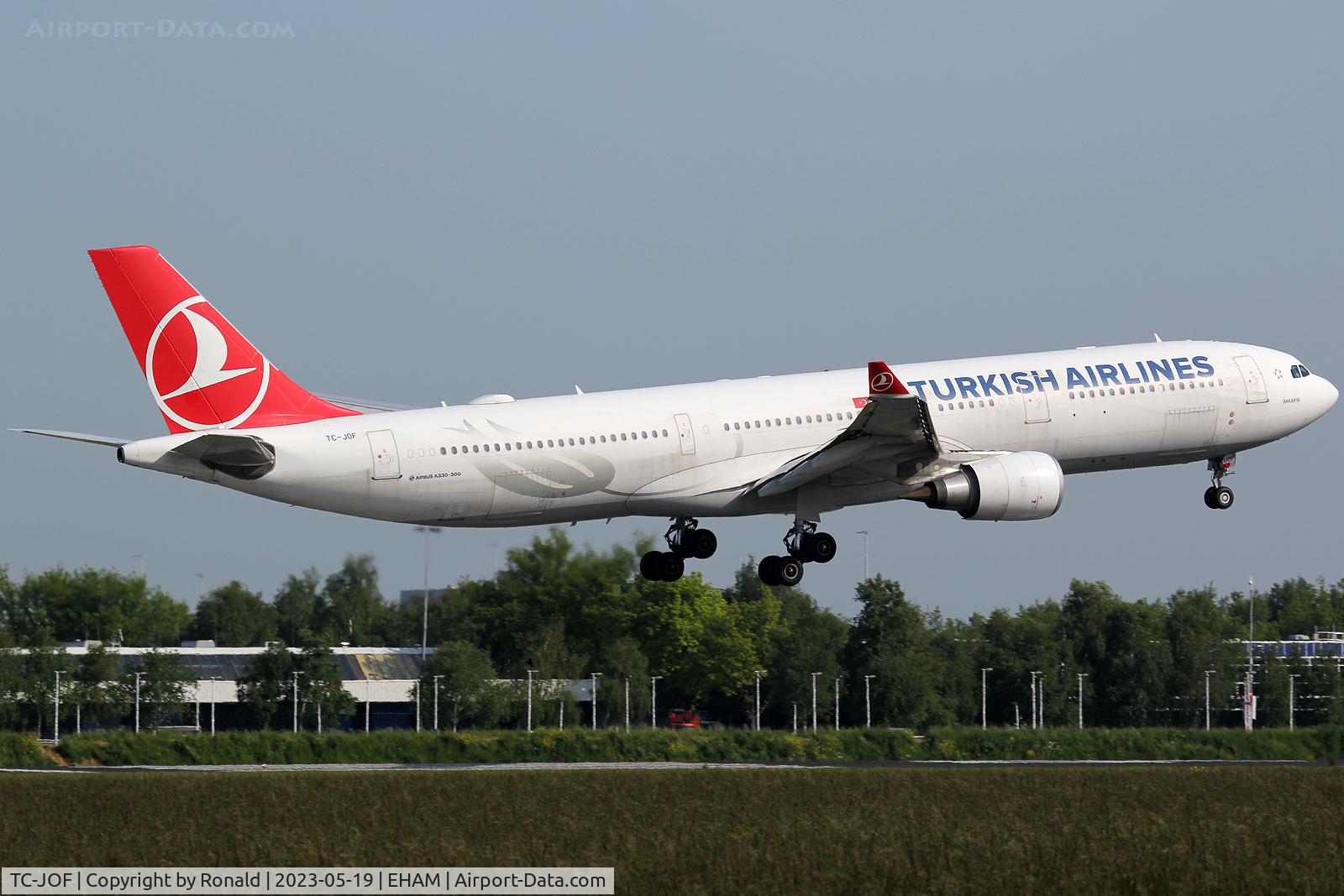 TC-JOF, 2015 Airbus A330-303 C/N 1616, at spl