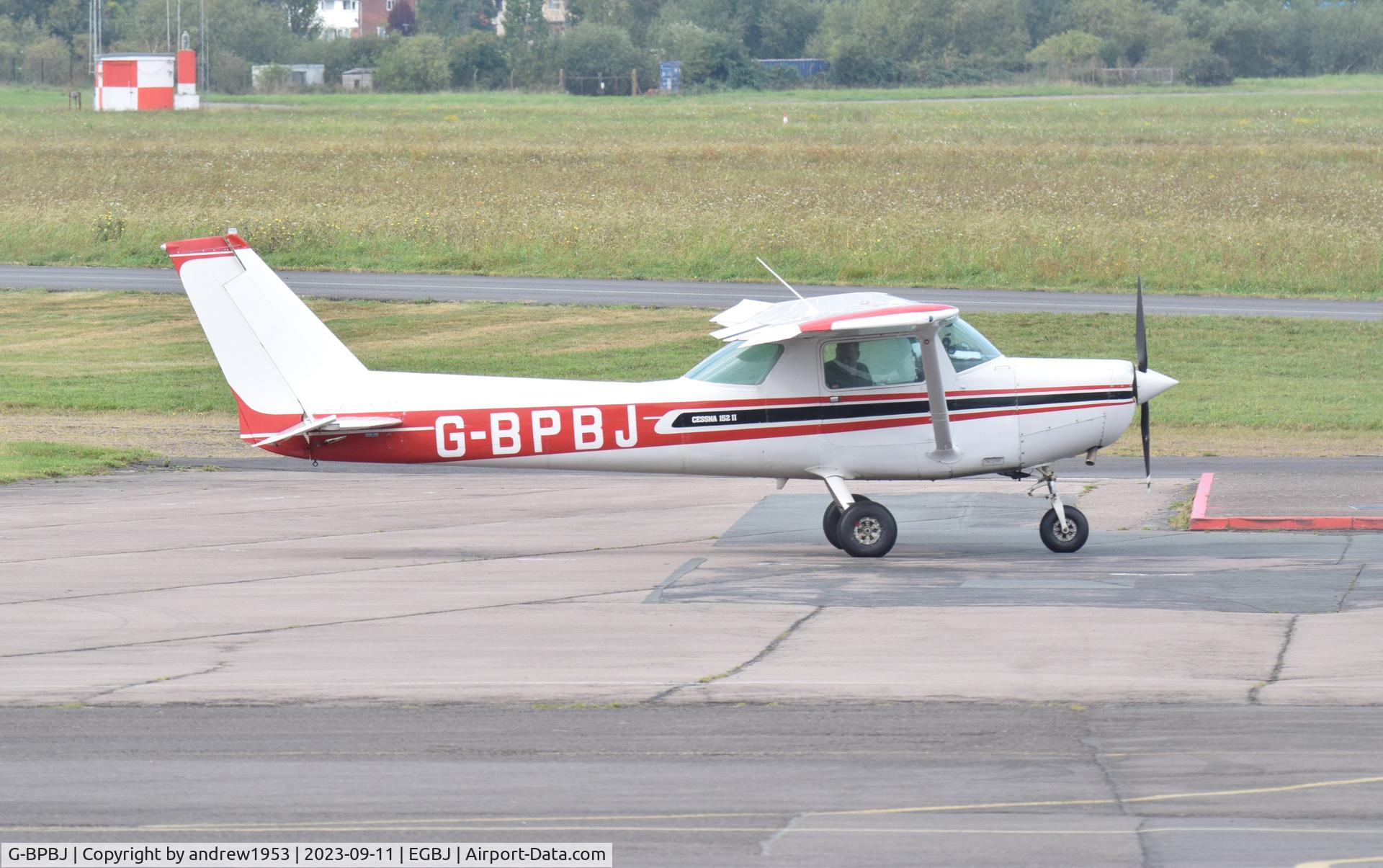G-BPBJ, 1979 Cessna 152 C/N 152-83639, G-BPBJ at Gloucestershire Airport.