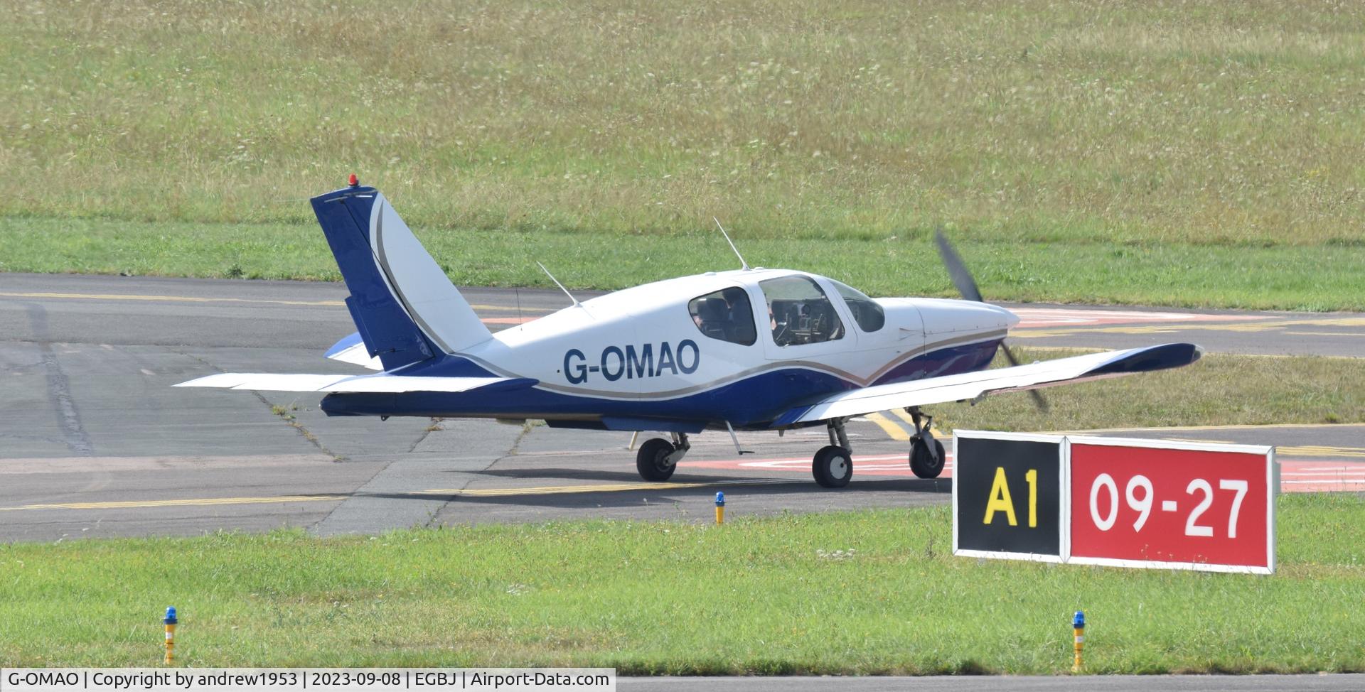 G-OMAO, 1983 Socata TB-20 Trinidad C/N 378, G-OMAO at Gloucestershire Airport.