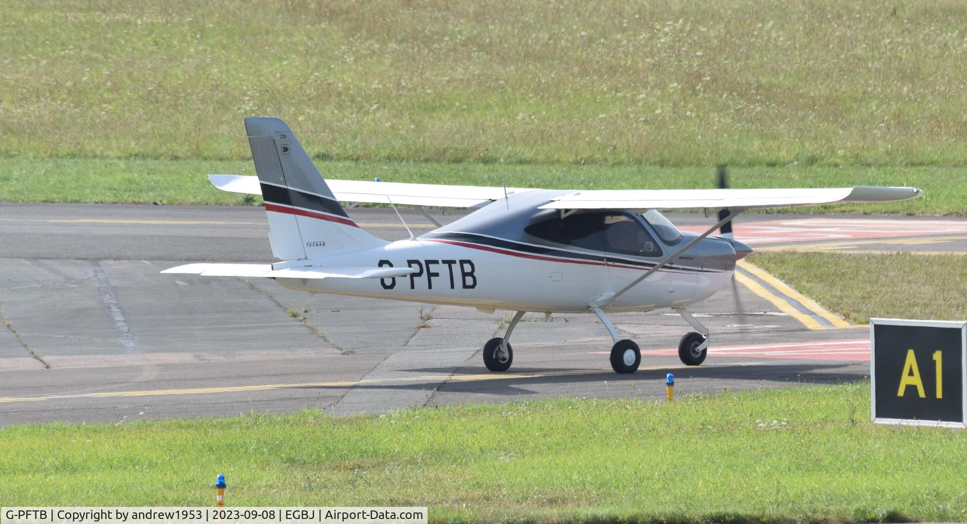 G-PFTB, 2022 Tecnam P2008-JC C/N 1240, G-PFTB at Gloucestershire Airport.