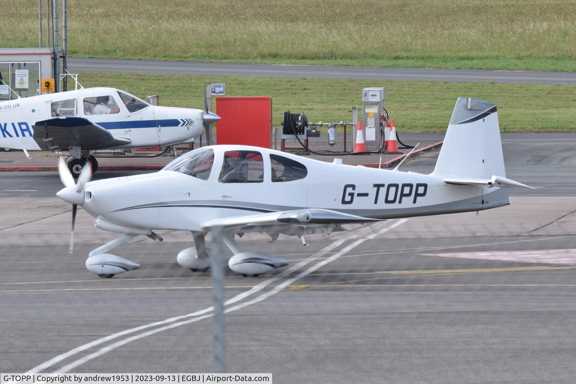 G-TOPP, 2014 Vans RV-10 C/N LAA 339-15289, G-TOPP at Gloucestershire Airport.