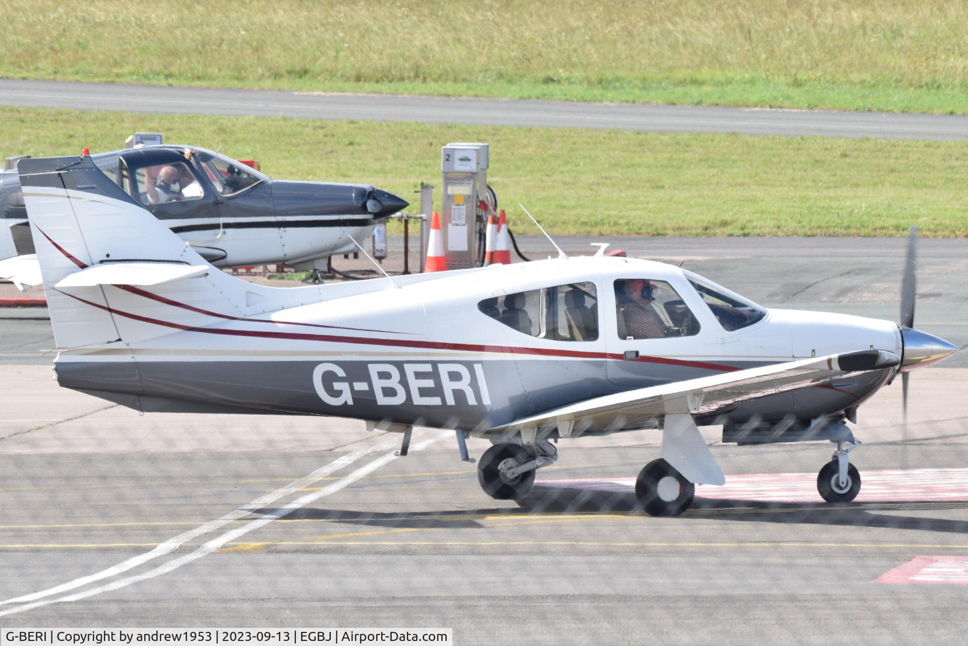 G-BERI, 1977 Rockwell Commander 114 C/N 14234, G-BERI at Gloucestershire Airport.