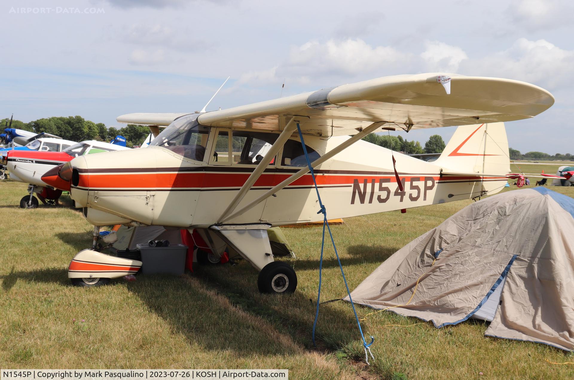 N1545P, 1954 Piper PA-22-135 Tri-Pacer C/N 22-2409, Piper PA-22-135