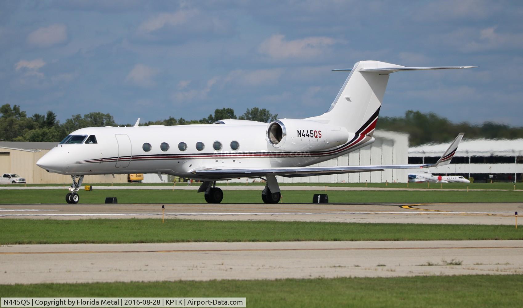 N445QS, 2006 Gulfstream Aerospace GIV-X (G450) C/N 4037, G450 zx