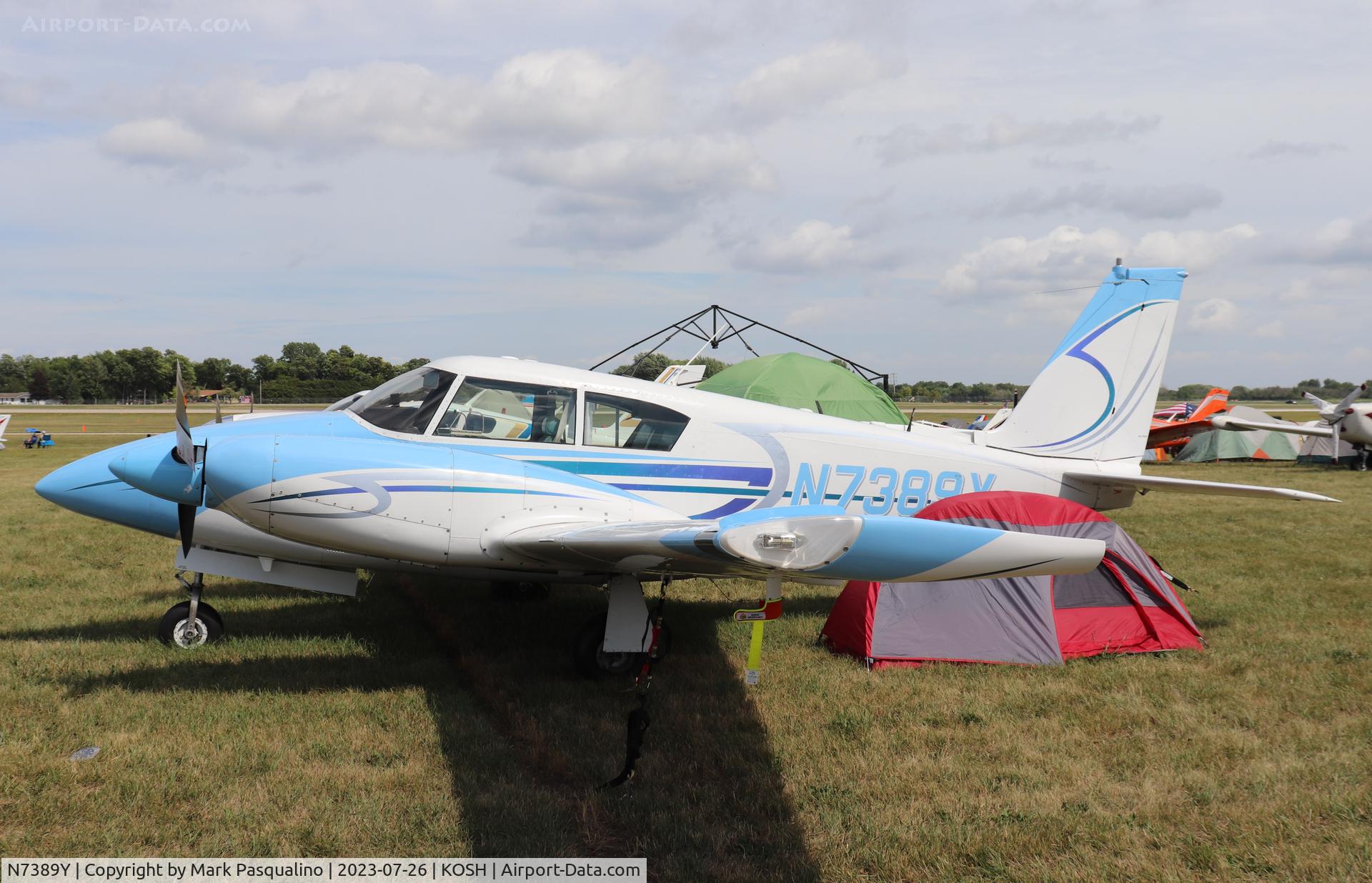 N7389Y, 1964 Piper PA-30 Twin Comanche C/N 30-444, Piper PA-30