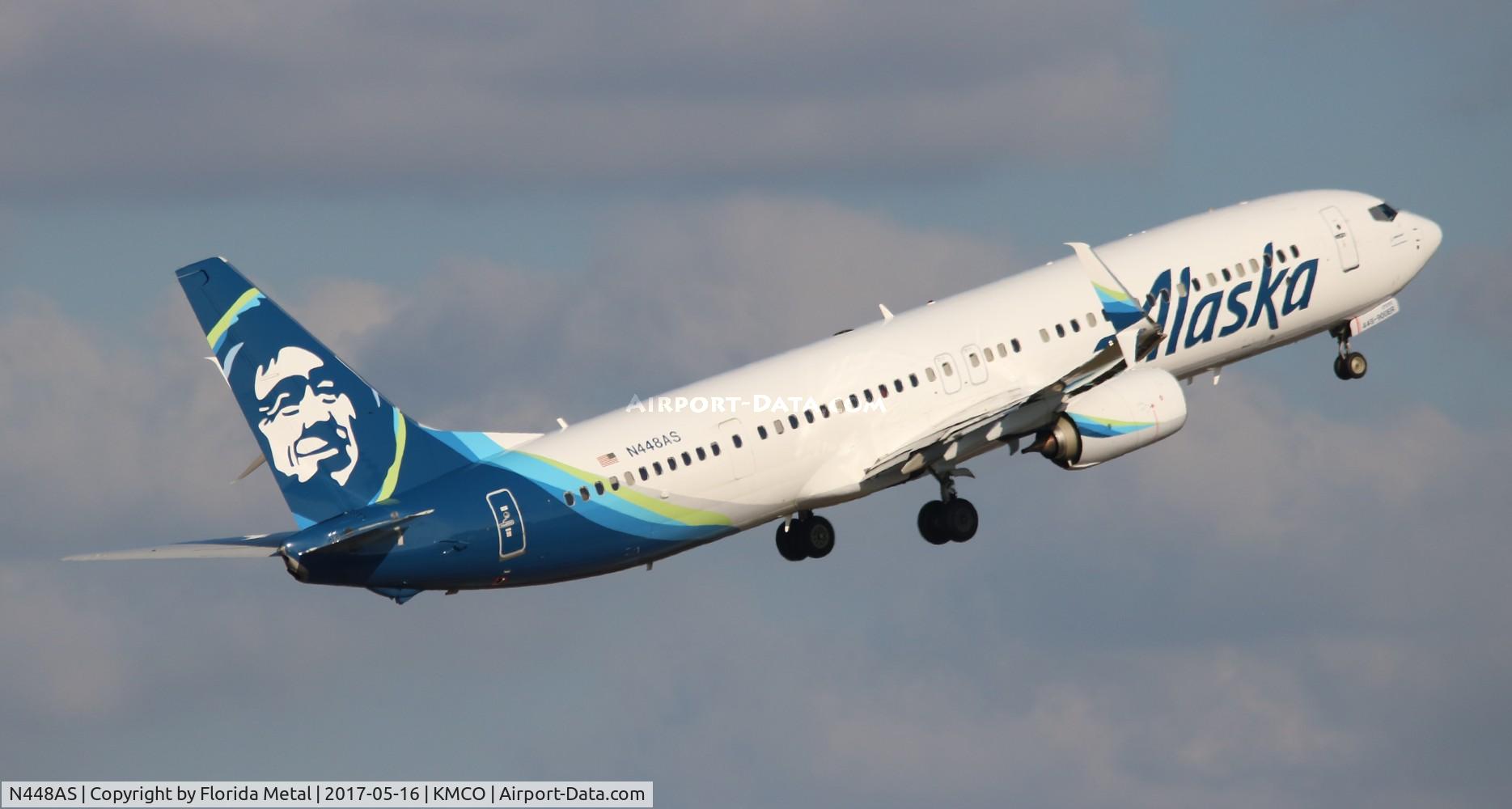 N448AS, 2016 Boeing 737-990/ER C/N 36356, ASA 739 zx MCO-SEA