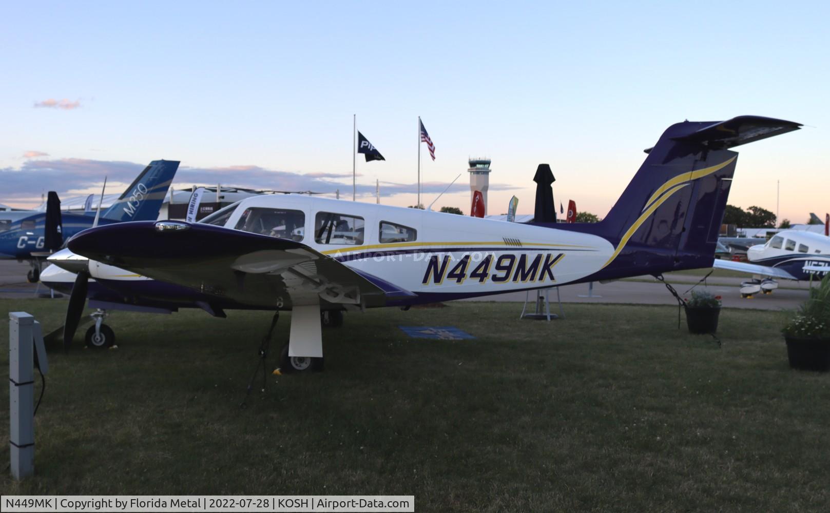 N449MK, 2022 Piper PA-44-180 Seminole C/N 4496534, PA-44 zx