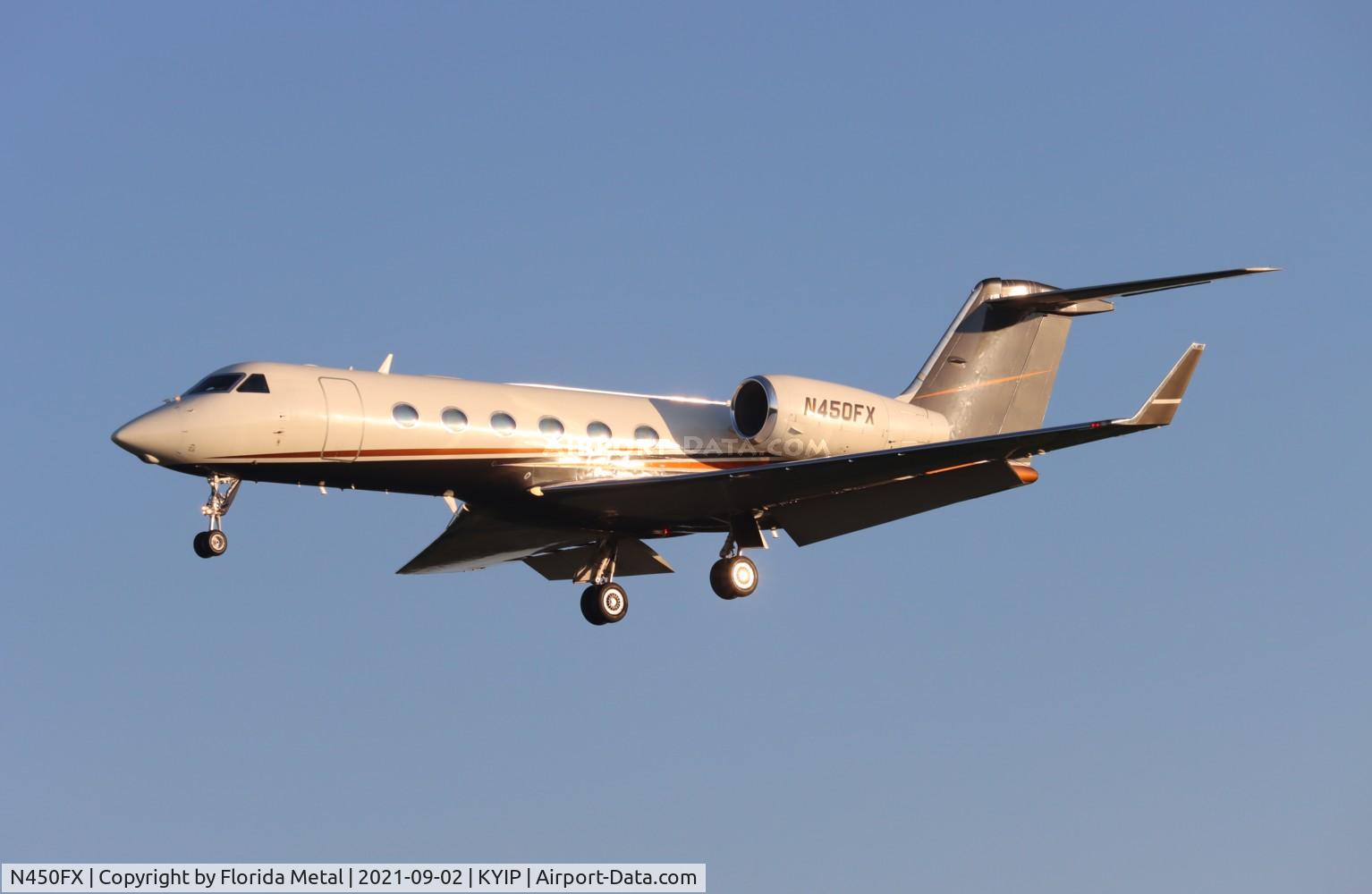 N450FX, 2015 Gulfstream GIV-X (G450) C/N 4330, G450 zx