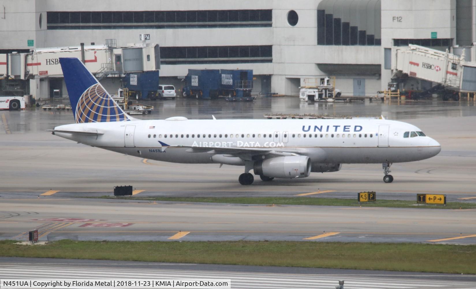 N451UA, 1998 Airbus A320-232 C/N 865, UAL A320 zx