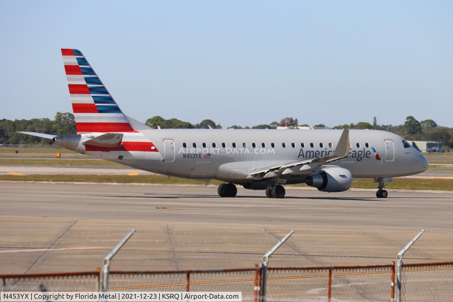 N453YX, 2021 Embraer ERJ-175 C/N 17000879, AE E175 zx SRQ-CLT