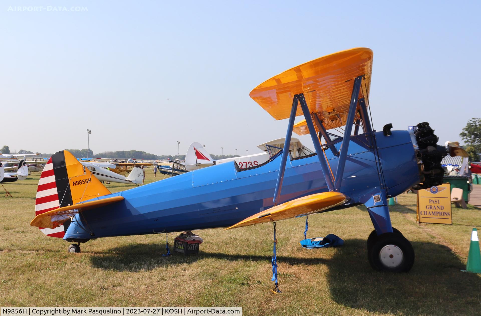 N9856H, 1943 Boeing A75N1(PT17) C/N 75-4988, Stearman