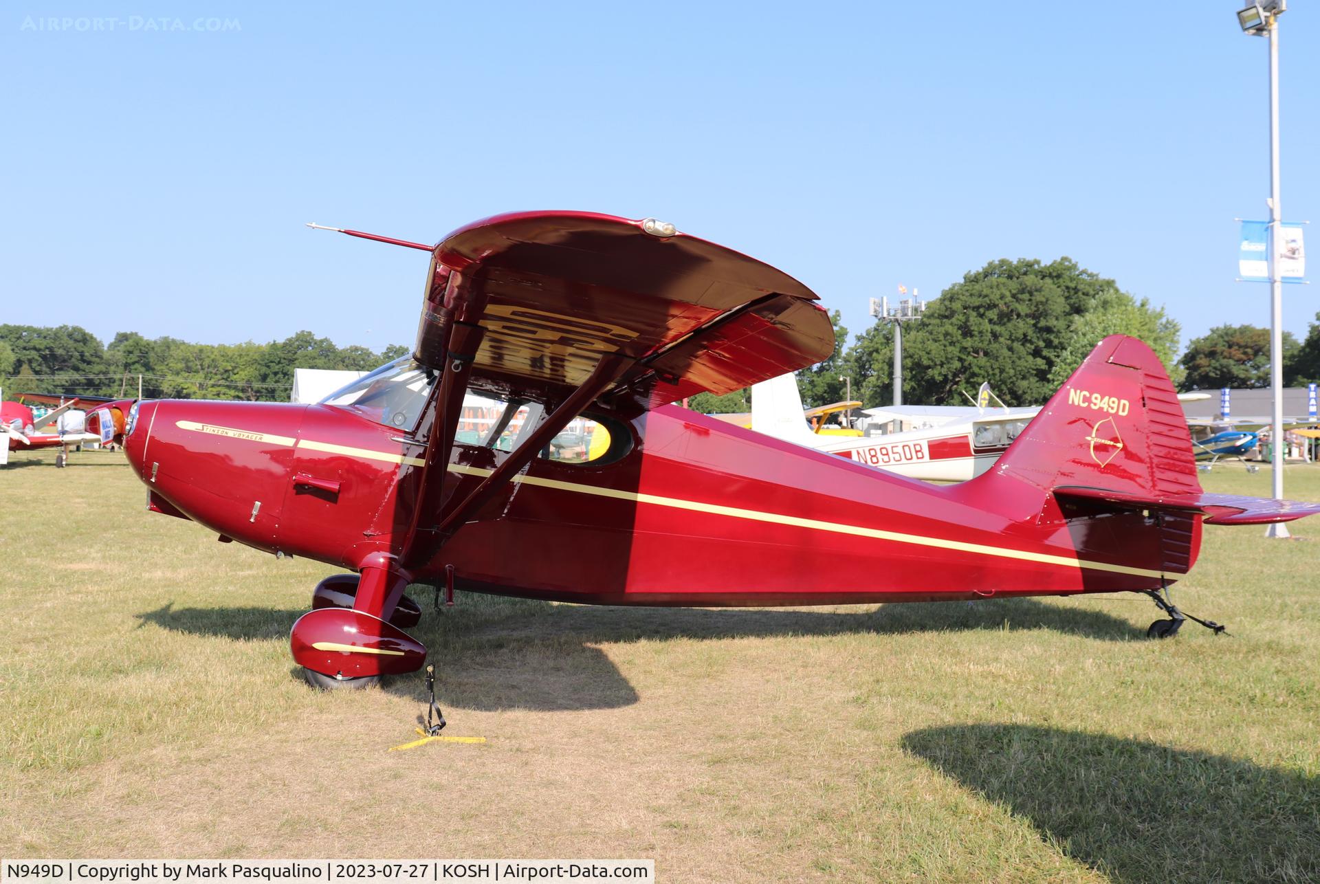 N949D, 1947 Stinson 108-2 Voyager C/N 1082949, Stinson 108-2
