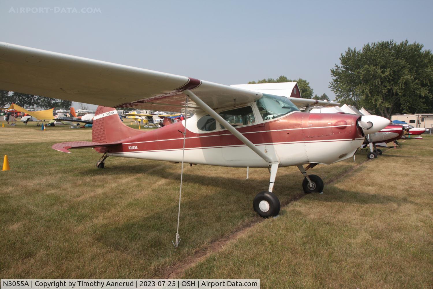 N3055A, 1953 Cessna 170B C/N 25699, 1953 Cessna 170B, c/n: 25699. AirVenture 2023