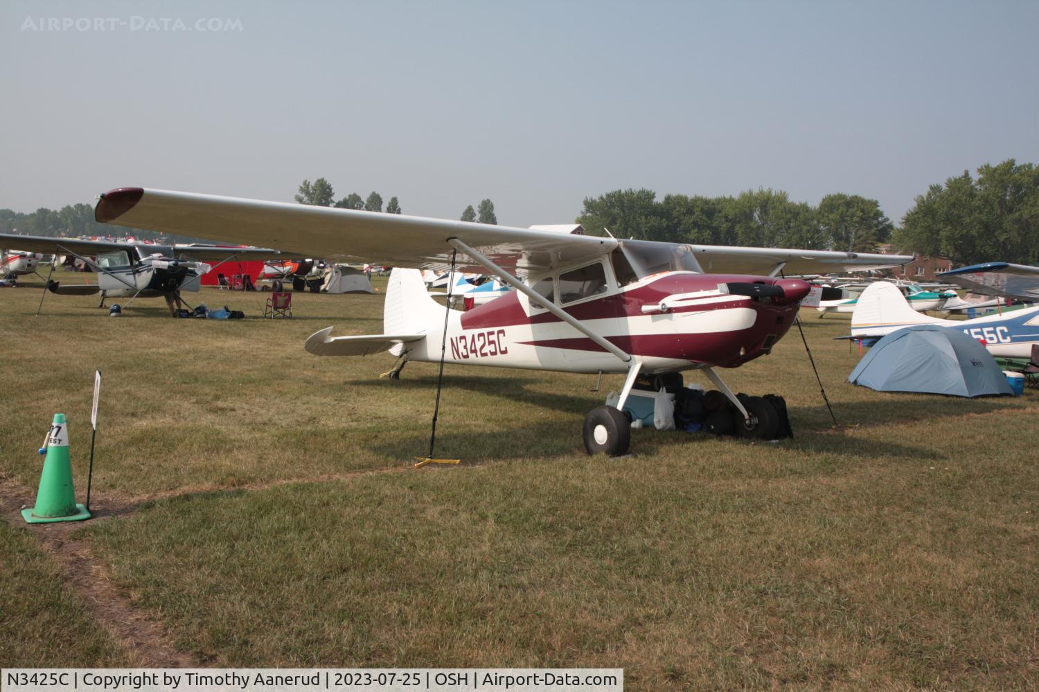 N3425C, 1954 Cessna 170B C/N 26468, 1954 Cessna 170B, c/n: 26468. AirVenture 2023