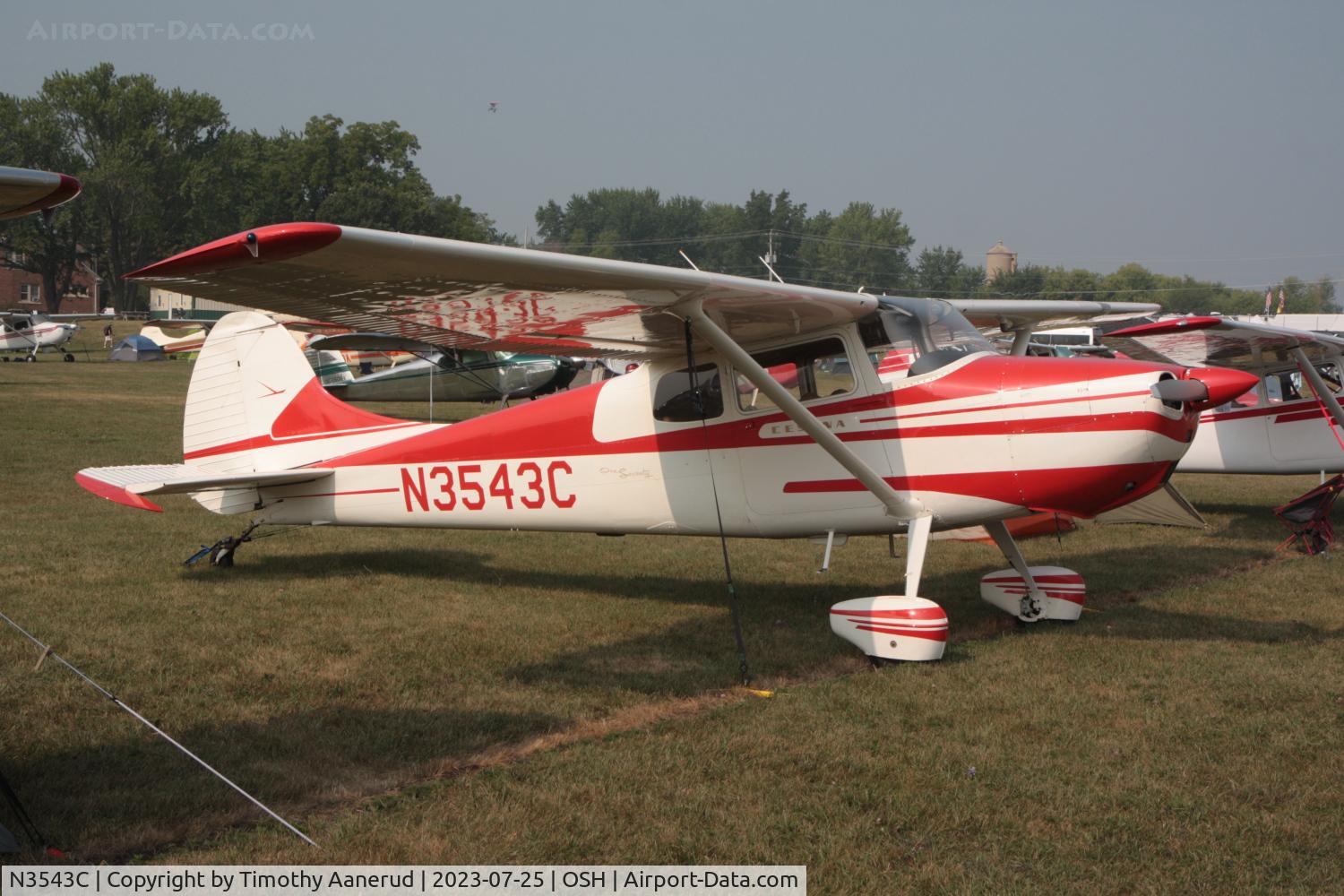 N3543C, 1954 Cessna 170B C/N 26586, 1954 Cessna 170B, c/n: 26586. AirVenture 2023