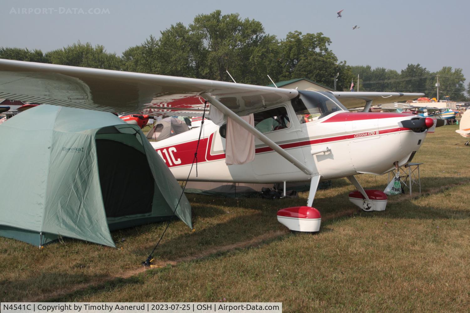 N4541C, 1953 Cessna 170B C/N 25485, 1953 Cessna 170B, c/n: 25485. AirVenture 2023