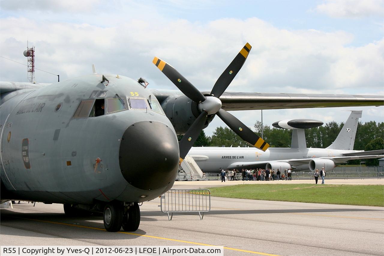 R55, Transall C-160R C/N 55, Transall C-160R, Static display, Evreux-Fauville Air Base 105(LFOE)