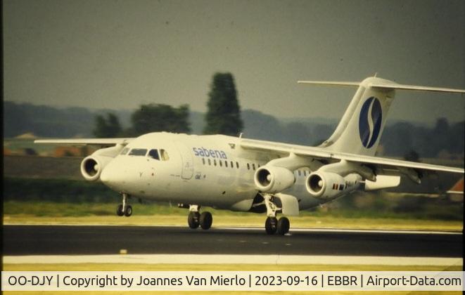 OO-DJY, 1997 British Aerospace Avro 146-RJ85 C/N E.2302, SLide scan